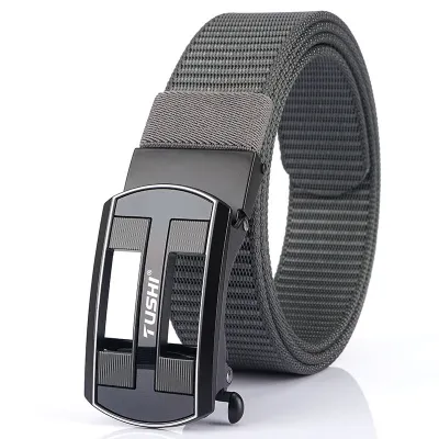 Durable Nylon Belt with Metal Automatic Buckle – Tactical Style, Adjustable